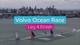 Volvo Ocean Race  Leg 4 Finish [upl. by Lindsy200]