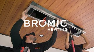 Bromic Heating quotInstallation a ceiling heaterquot [upl. by Hammad]