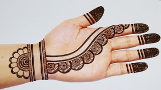 Easy Simple Fronthand Mehndi designStylish Mehandi designMehandi ka designMehndi designsMehandi [upl. by Aibara]