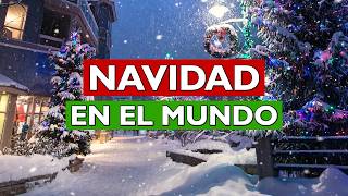 NAVIDAD HERMOSA  Los Lugares Navideños mas Bellos del Mundo [upl. by Strephonn]