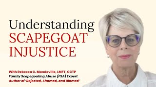 Scapegoat Injustice Understanding the Pain of Family Scapegoating Abuse FSA scapegoat cptsd [upl. by Annemarie]