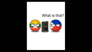 My favorite song with Myanmar countryballs memes philippines myanmar [upl. by Kaia]