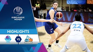 KSC Szekszard  Perfumerias Avenida Salamanca  Highlights  EuroLeague Women 202122 [upl. by Jobe]