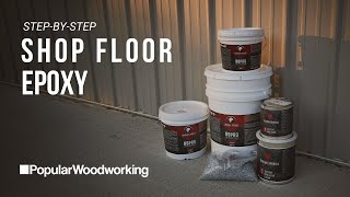 Finishing Your Shop Floor with Epoxy [upl. by Iveel]