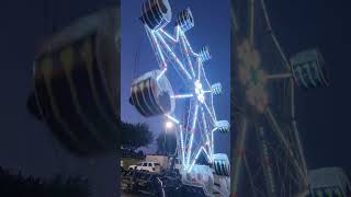 CRAZY Ferris Wheel Carnival Ride RockOPlane shorts amusementrides festival summer fun viral [upl. by Recnal113]