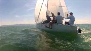 Bavaria BOne First sailing video [upl. by Korman]