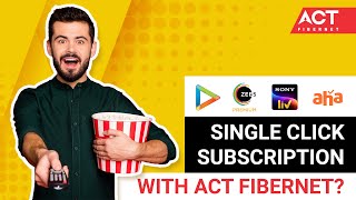 Offers on Streaming Services  ACT Fibernet [upl. by Iznekcam]