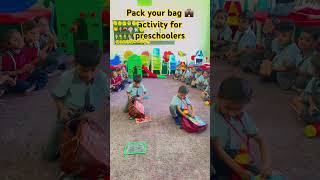 Pack your bags activity for preschool kids 🧒 💼🙌🏻 [upl. by Sivraj]