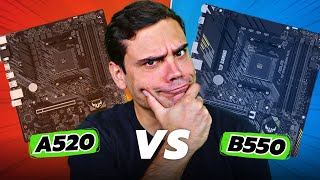 B550 VS A520 QUAL A MELHOR PRA VC [upl. by Regazzi933]