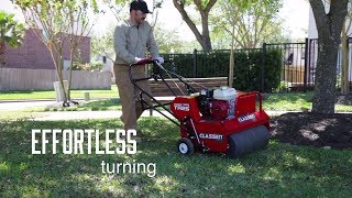 Classen® PowerSteer™ Aerator Steers and Turns Easily [upl. by Tirrej57]