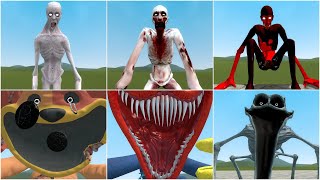 NEW ALL POPPY PLAYTIME CHAPTER 3 JUMPSCARES vs SCP096 in Garrys Mod [upl. by Reade]