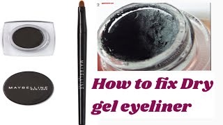 How To Fix Dry Gel Eyeliner How to revive dry gel eyeliner at home in hindi  The Punjaban Beauty [upl. by Eneg]