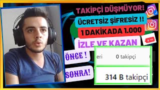 1 DAKİKADA 1000 TAKİPÇİ  ŞİFRESİZ ÜCRETSİZ İNSTAGRAM TAKİPÇİ HİLESİ 2023 [upl. by Enait557]