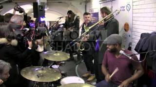 Matthieu Chedid aka M concert in Paris Subway at La Bastille station [upl. by Sella]