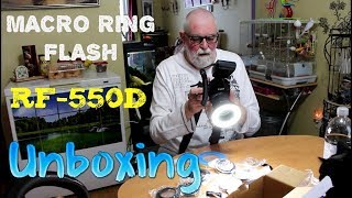 UNBOXING MACRO RING FLASH quotPOSITAN RF550Dquot  FR [upl. by Dimitri899]