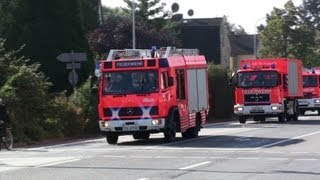 KdoW  LF 2012  TLF 2025  WLF ABTank FF Griesheim in Darmstadt bei Waldbrandübung [upl. by Anilrats]