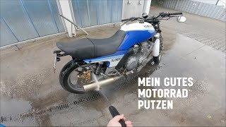 Wie ich mein Motorrad putze  Moto Vlog [upl. by Paddie]