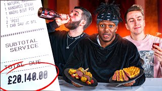 SIDEMEN WORLDS MOST EXPENSIVE MUKBANG [upl. by Barrow]