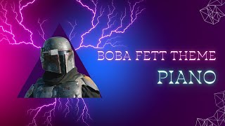 Boba Fett Theme Piano Tutorial  Free MIDI Download [upl. by Maier]