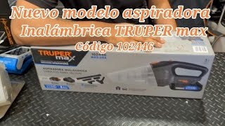 Nueva aspiradora inalámbrica TRUPER max catálogo truper [upl. by Jacklyn]