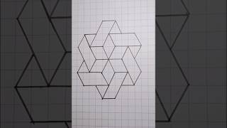 Easy 3D artdrawing art artist 3d 3dart 3ddrawing illusion sketch design satisfying draw [upl. by Cornel]