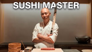 DENTRO LA CUCINA DI UNO DEI SUSHI CHEF MIGLIORI DI TOKYO 🇯🇵 [upl. by Paynter]