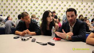 Andrew Lincoln Jon Bernthal Sarah Interview  Walking Dead Season 2 [upl. by Llerrut798]