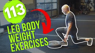 113 Of The Best Bodyweight Leg Exercises [upl. by Gussi]