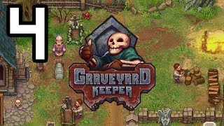 Meeting the Merchant And Building Benches  Graveyard Keeper 10 Gameplay 4 [upl. by Johan719]