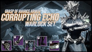 Destiny 2 Grasp of Avarice Armor Review  Warlock set  Season of the Lost [upl. by Dorothee]