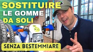 Sostituire le gomme moto da soli e senza bestemmie [upl. by Baerman671]