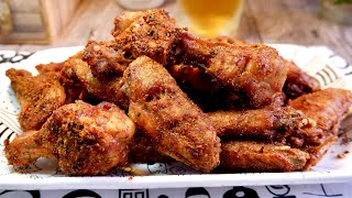 Everyone Who Tried Loved It Chinese Szechuan BBQ Crispy Wings 气炸烧烤鸡翅 Airfryer Fried Chicken Recipe [upl. by Maybelle]