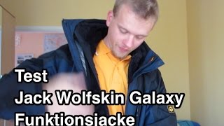 Test Jack Wolfskin Galaxy Jacke Funktionsjacke  Doppeljacke Test  Regenjacke Test [upl. by Haman]