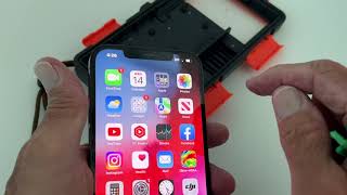 How to insert and remove your iPhone 14 Pro Max from Shellbox Waterproof Case [upl. by Nuahsyt]