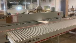 HolzHer 1329 Sprint with DOUCET return conveyor [upl. by Mogerly]