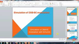 SIMULATE DSBSC WITH SIMULINK MATLAB [upl. by Zubkoff817]