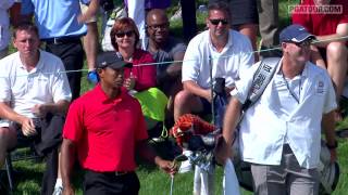 2012 Shots of the Year No 2  Tiger Woods [upl. by Ihculo]