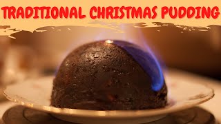 Traditional Christmas Pudding Homemade Irish Chrismtas Pudding [upl. by Anyale791]