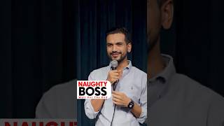 Naughty Boss Roasted By Vikas Kush Sharma  Crowd Work Stand Up Comedy standupcomedy shorts [upl. by Eceer600]