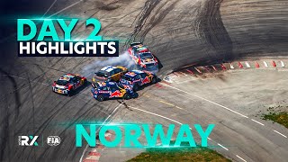 Day 2 Highlights  World RX of Norway 2023 [upl. by Crawley]