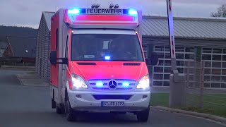 Inklusive Gruß vom Fahrer RTW2 Feuer amp Rettungswache Ibbenbüren [upl. by Dollie]