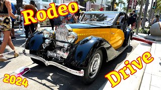 Rodeo Drive Concours dElegance 2024 Car Show Beverly Hills California [upl. by Doralia]