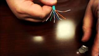 How to make an Ethernet CAT5e or CAT6 patch cable using RJ45 [upl. by Biagi]