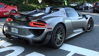 Porsche 918 Spyder with Weissach Package Arrival [upl. by Chadwick]