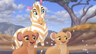 Lion Guard KICK AND STOMP  The Queens Visit HD Clip [upl. by Marela]