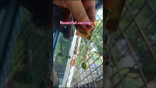 Diy cowries earrings 😱😱youtubeshorts diy handmade shorts jewellery CrafterNishidixit [upl. by Ansev]