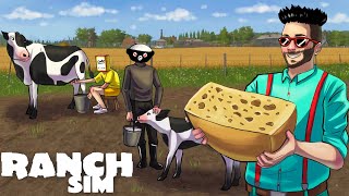 КОРОВНИК ПРИНОСИТ СВОИ ПЛОДЫ РАЗВОДИМ КОРОВ В RANCH SIMULATOR [upl. by Llerahs]