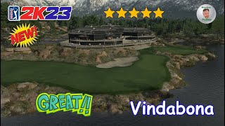 PGA Tour 2K23  Vindabona  Showcase with Flyover [upl. by Attennyl]