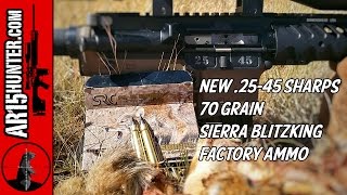 The New 2545 Sharps 70 Grain Sierra BlitzKing Ammo [upl. by Norraa206]