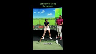 Basic Driver Swing Checkpoints [upl. by Sirronal]